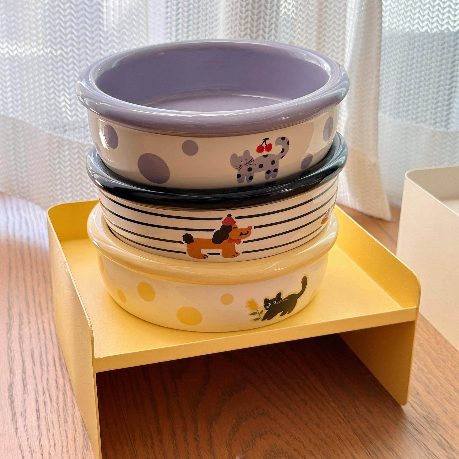 Ceramic Pet Bowl for Cats & Small Dogs – Everyday Feeding Bowl