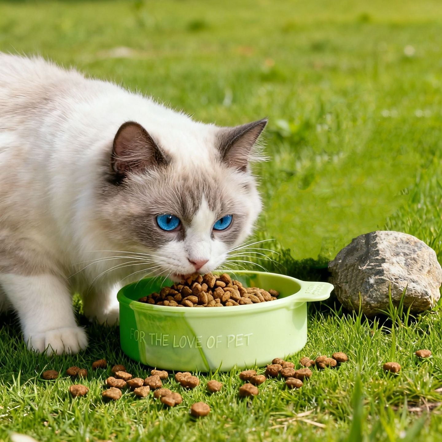 Silicone Slow Feeder & Lick Mat for Cats and Small Dogs – Freezable Feeding Plate