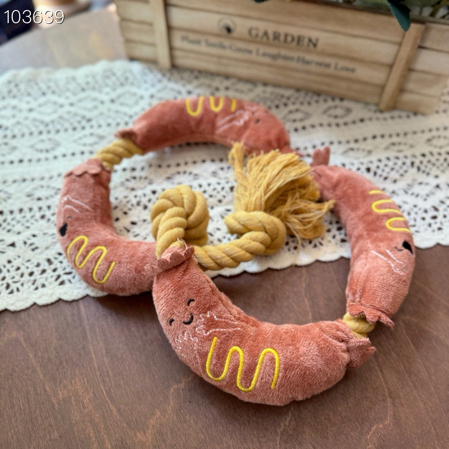 Extra-Long Tug & Chew Dog Toy –31.5 inches Squeaky Interactive Toy