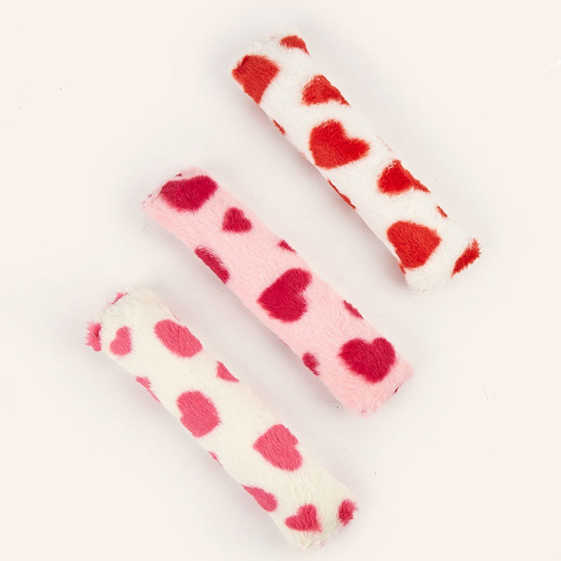 3pcs Crinkle Plush Cat Pillow Toy – Soft Stuffed Toy for Cats