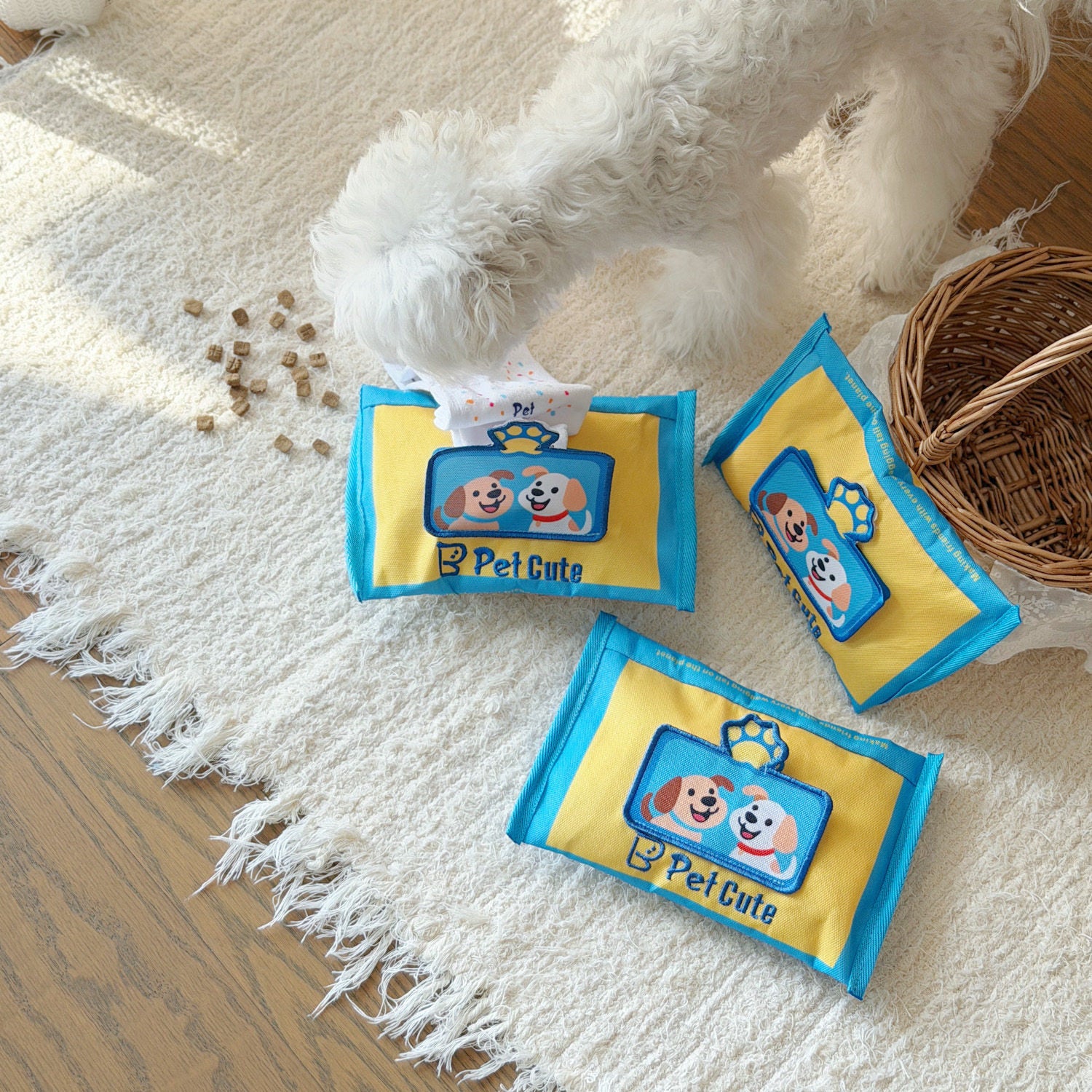 Pull-Out Treat Puzzle Toy – Interactive Snuffle & Foraging Toy for Dogs and Cats