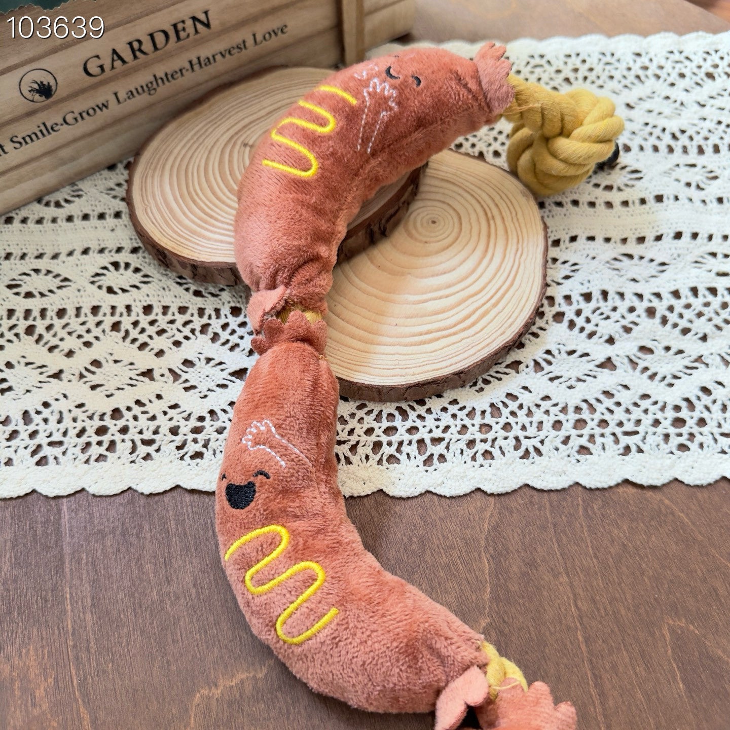 Extra-Long Tug & Chew Dog Toy –31.5 inches Squeaky Interactive Toy