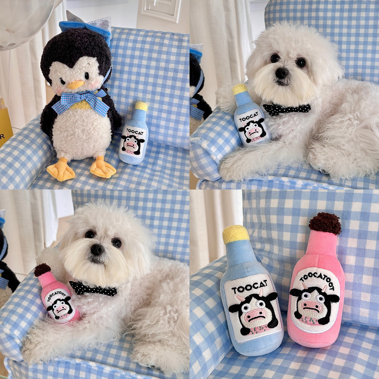 Plush Squeaky Dog Toy – Interactive Chew Toy for Dogs