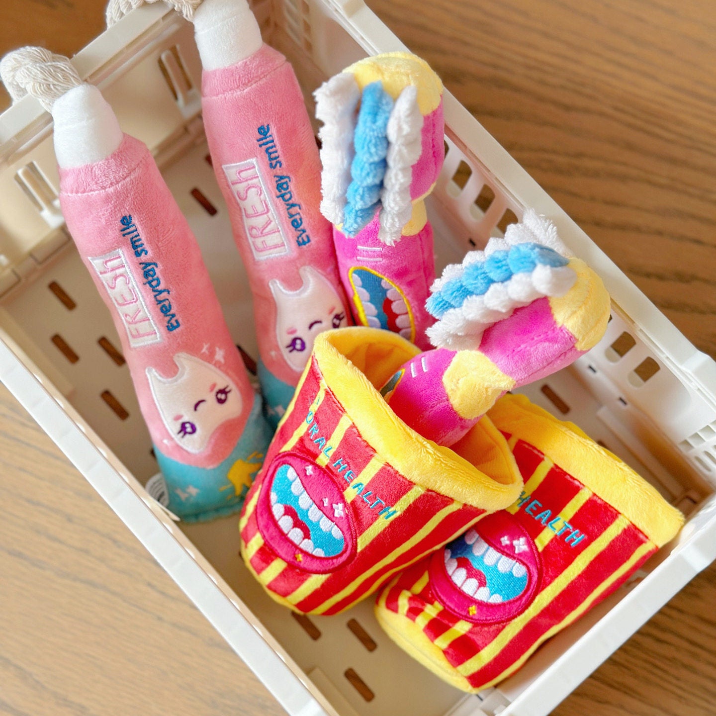 3pcs Durable Squeaky Dog Toy for Small & Medium Dogs