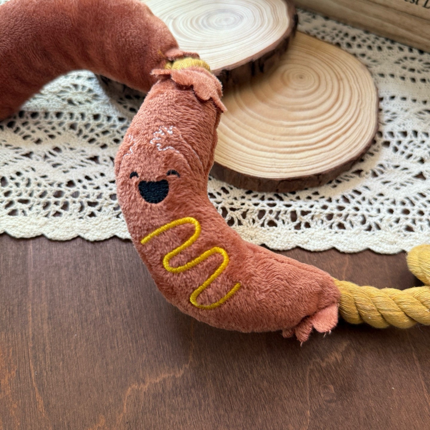 Extra-Long Tug & Chew Dog Toy –31.5 inches Squeaky Interactive Toy