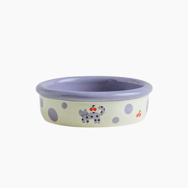 Ceramic Pet Bowl for Cats & Small Dogs – Everyday Feeding Bowl