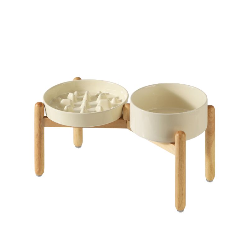 Ceramic Slow Feeder Bowl for All Dog Sizes – Anti-Choking Feeding Bowl