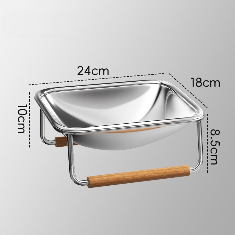 Meteor Texture Ceramic Slow Feeder Bowl – Slow Eating Bowl for Small Dogs & Cats