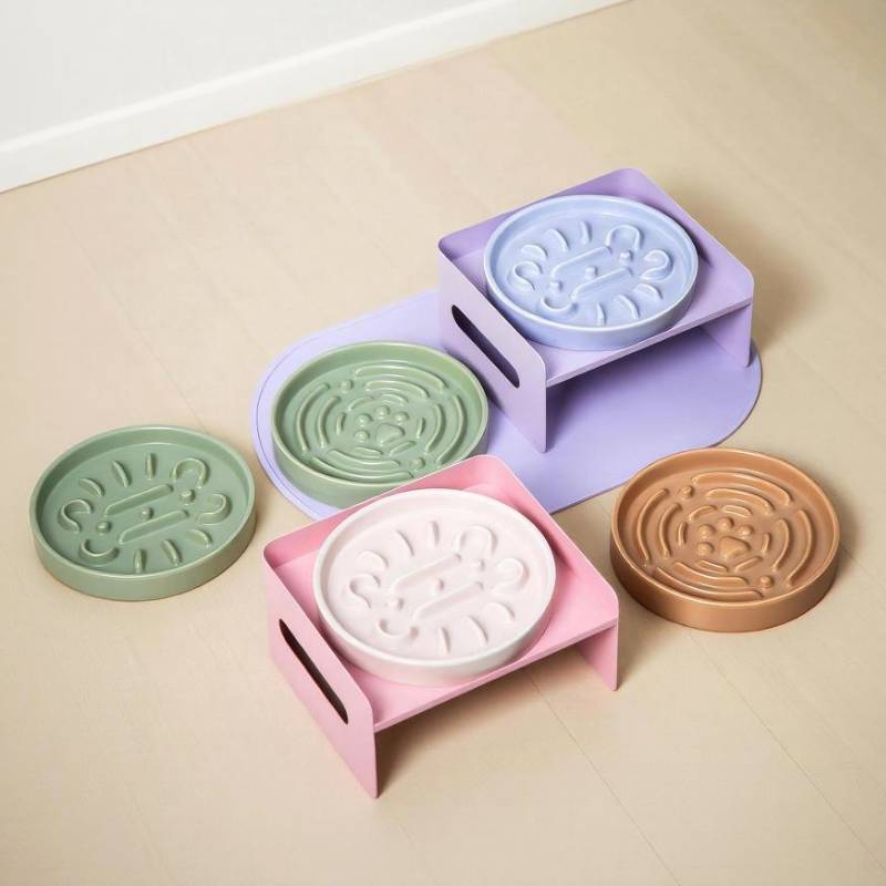 Ceramic Slow Feeder Bowl – Beginner Slow Feeding Bowl for Small & Medium
