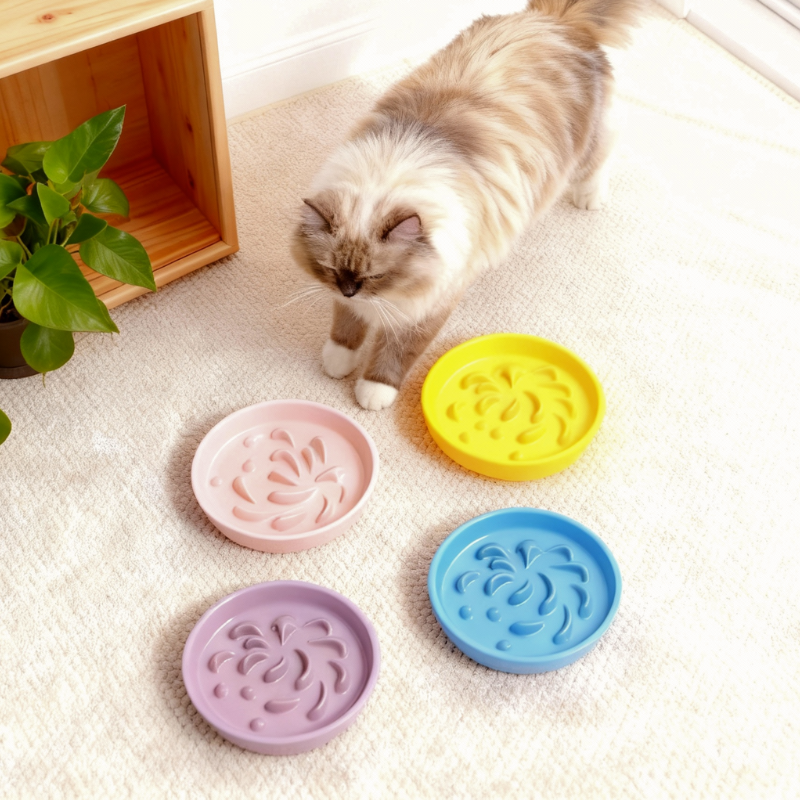 5-Inch Ceramic Slow Feeder Bowl – Low-Difficulty pet Bowl