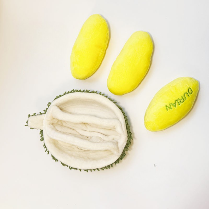 Durian-Shaped Snuffle & Treat Hiding Dog Toy