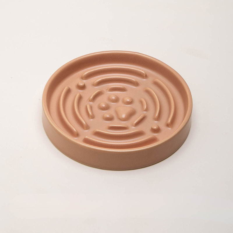 Ceramic Slow Feeder Bowl – Beginner Slow Feeding Bowl for Small & Medium