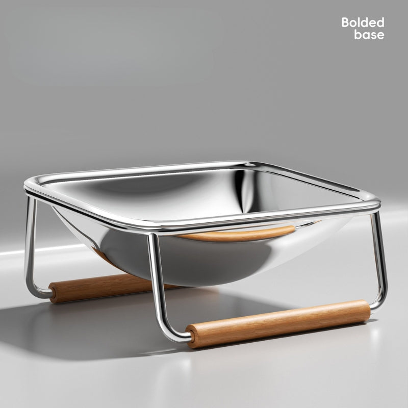 Meteor Texture Ceramic Slow Feeder Bowl – Slow Eating Bowl for Small Dogs & Cats