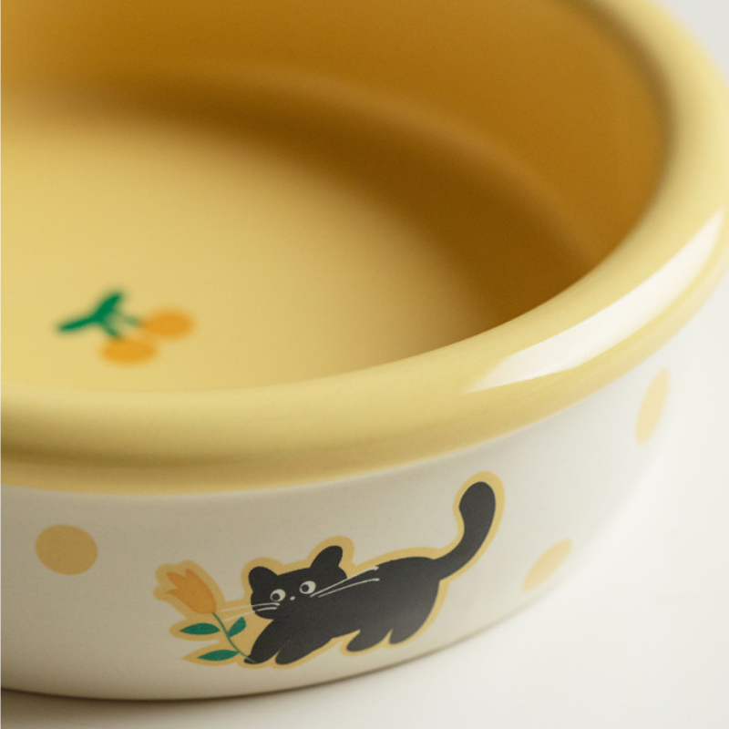 Ceramic Pet Bowl for Cats & Small Dogs – Everyday Feeding Bowl