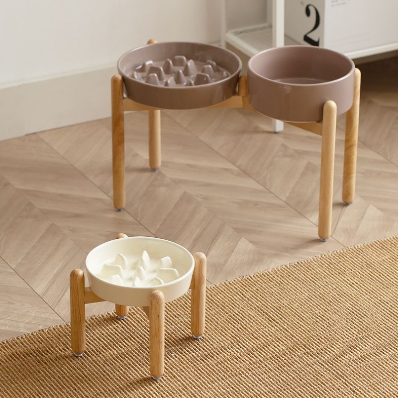 Ceramic Slow Feeder Bowl for All Dog Sizes – Anti-Choking Feeding Bowl