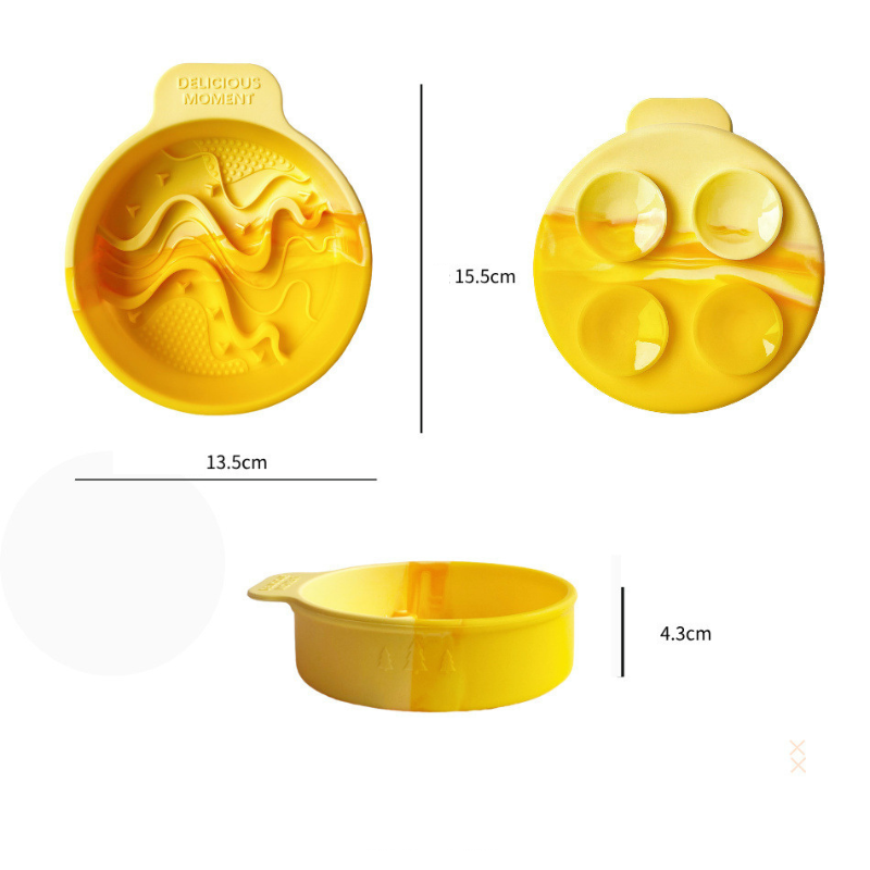 Silicone Slow Feeder & Lick Mat for Cats and Small Dogs – Freezable Feeding Plate