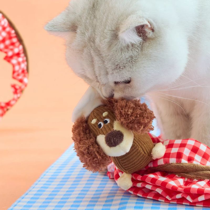 Cat Tunnel Toy with Catnip – Interactive Play Tunnel for Cats