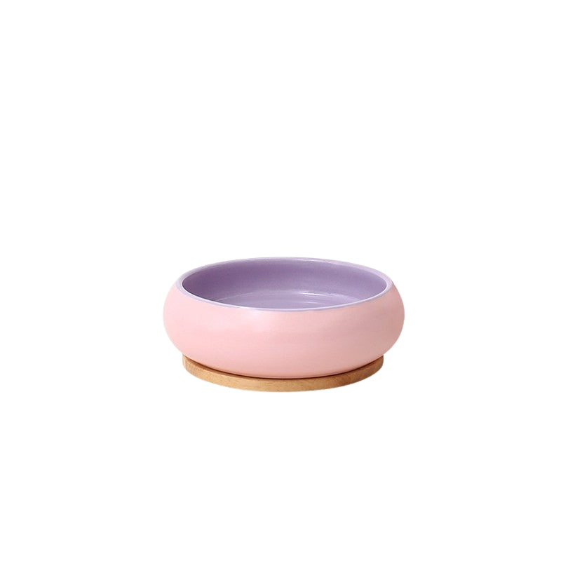 Ceramic– Wide Mouth Water & Food Bowl for Cats and Small Dogs