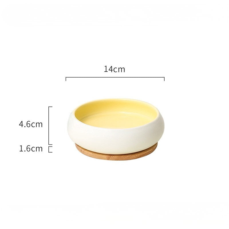 Ceramic– Wide Mouth Water & Food Bowl for Cats and Small Dogs