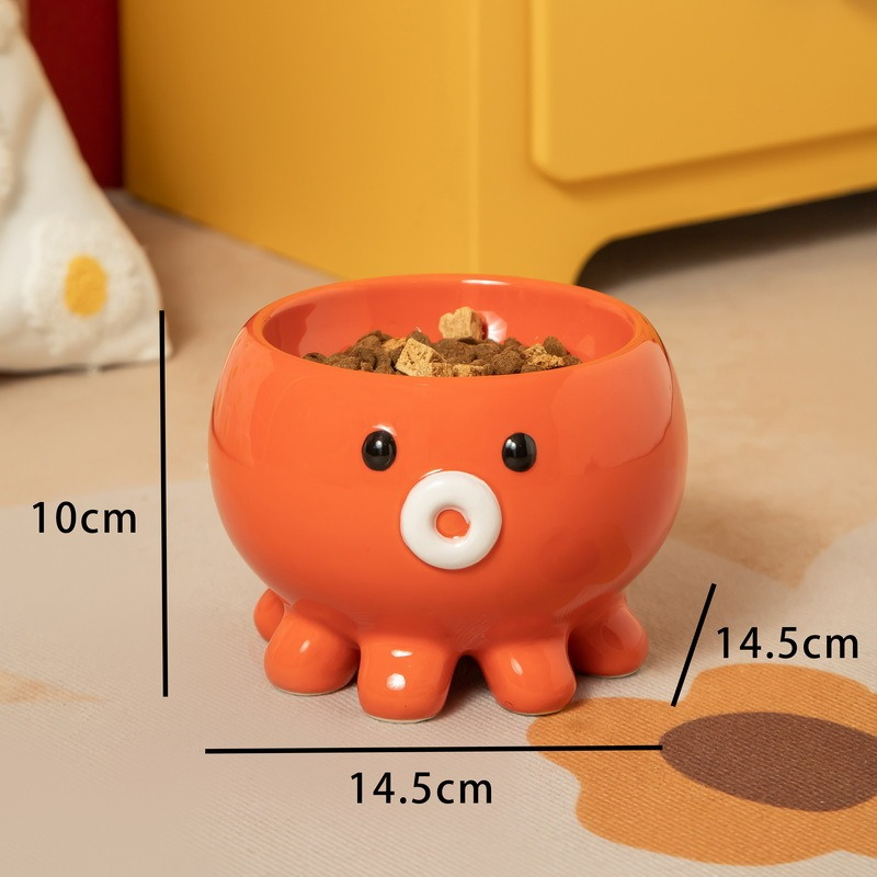 Elevated Ceramic Pet Bowl – Neck-Support Design