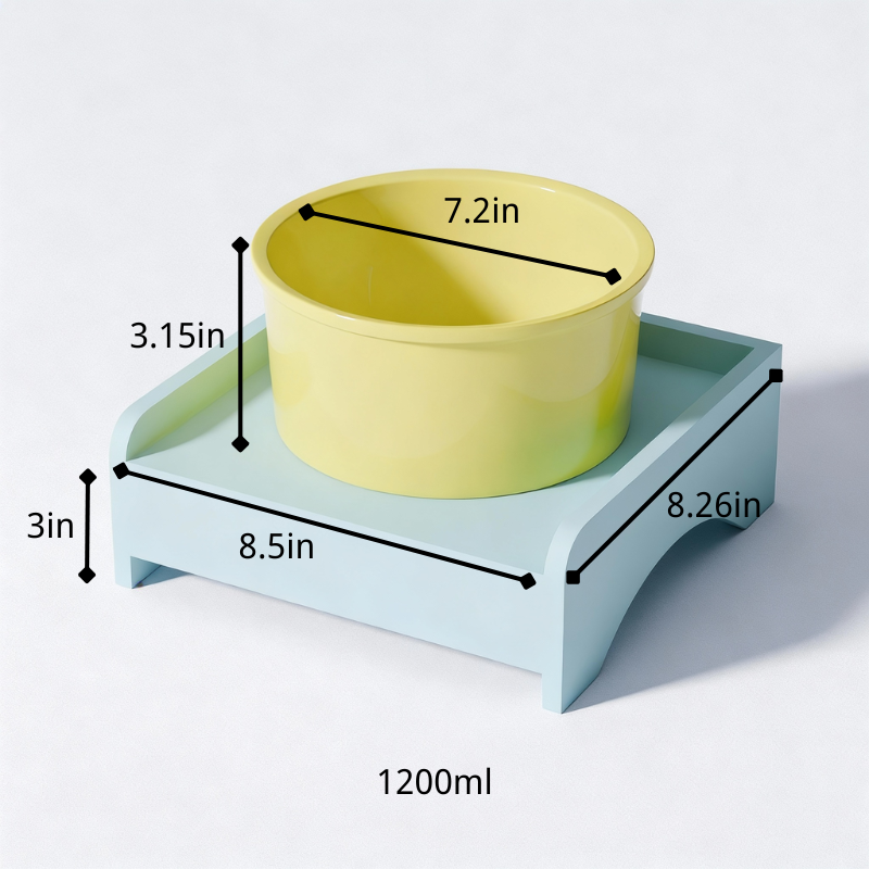 Large Ceramic Dog Bowl – Extra Large Capacity Pet Food & Water Bowl for Dogs