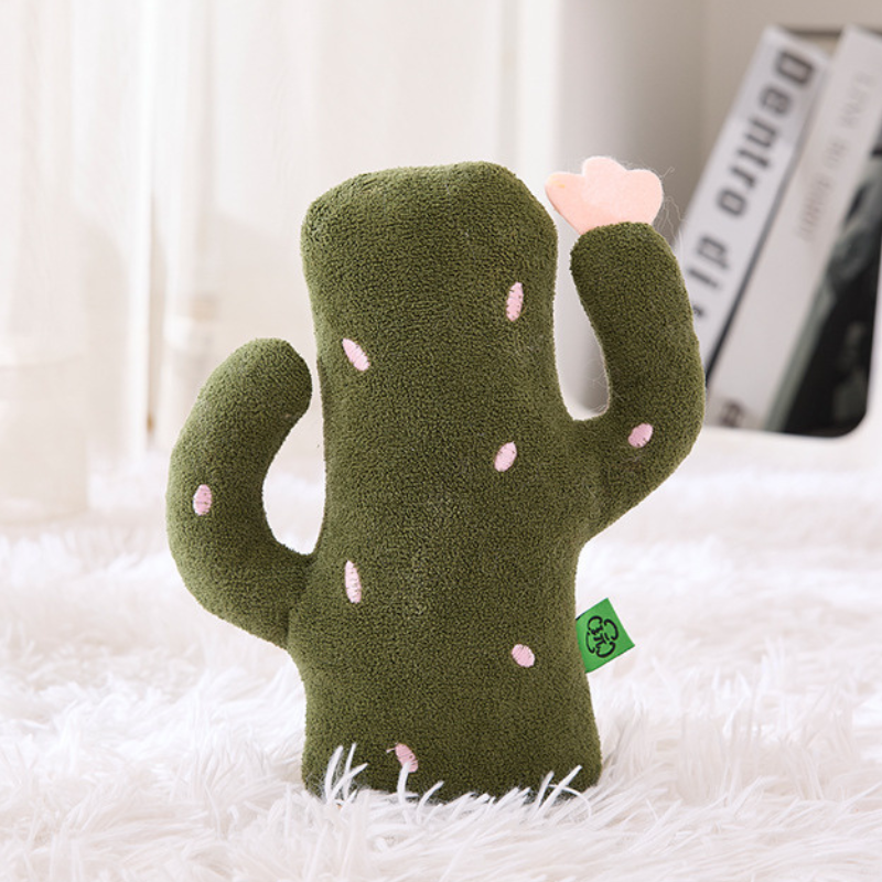 Catnip Plush Toy with Crinkle Paper & Squeaker – Interactive Cat Toy