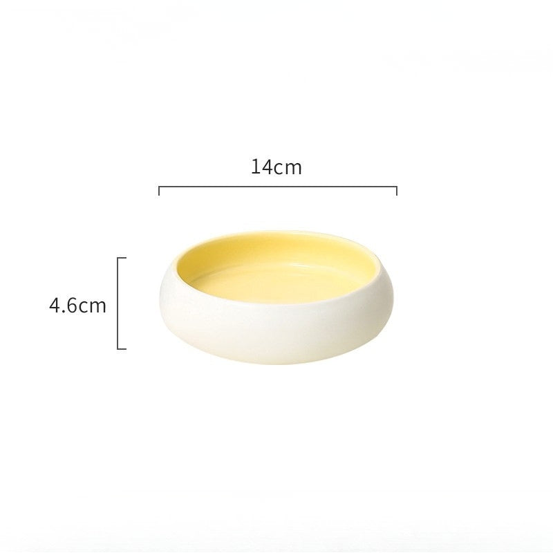 Ceramic– Wide Mouth Water & Food Bowl for Cats and Small Dogs