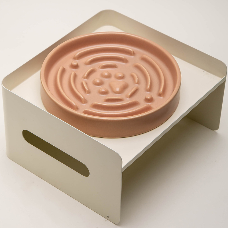 Ceramic Slow Feeder Bowl – Beginner Slow Feeding Bowl for Small & Medium