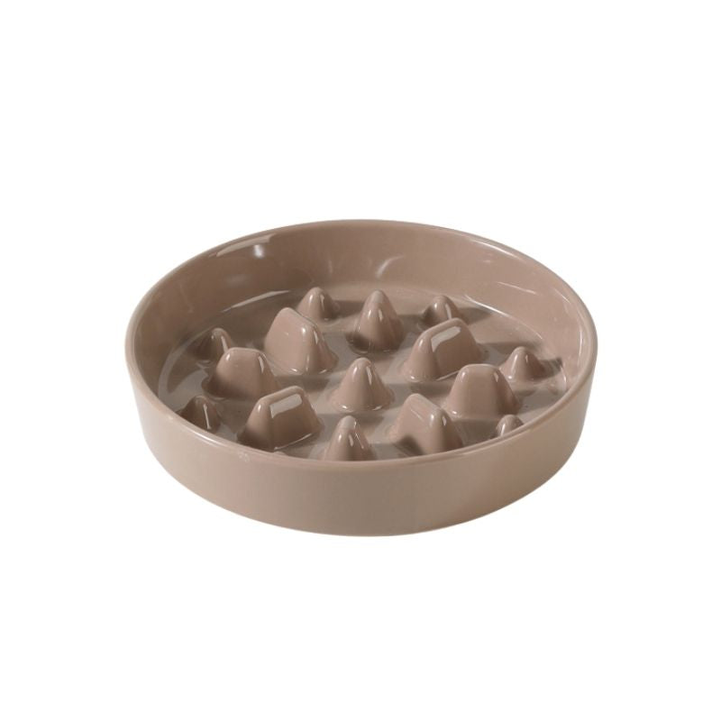 Ceramic Slow Feeder Bowl for All Dog Sizes – Anti-Choking Feeding Bowl