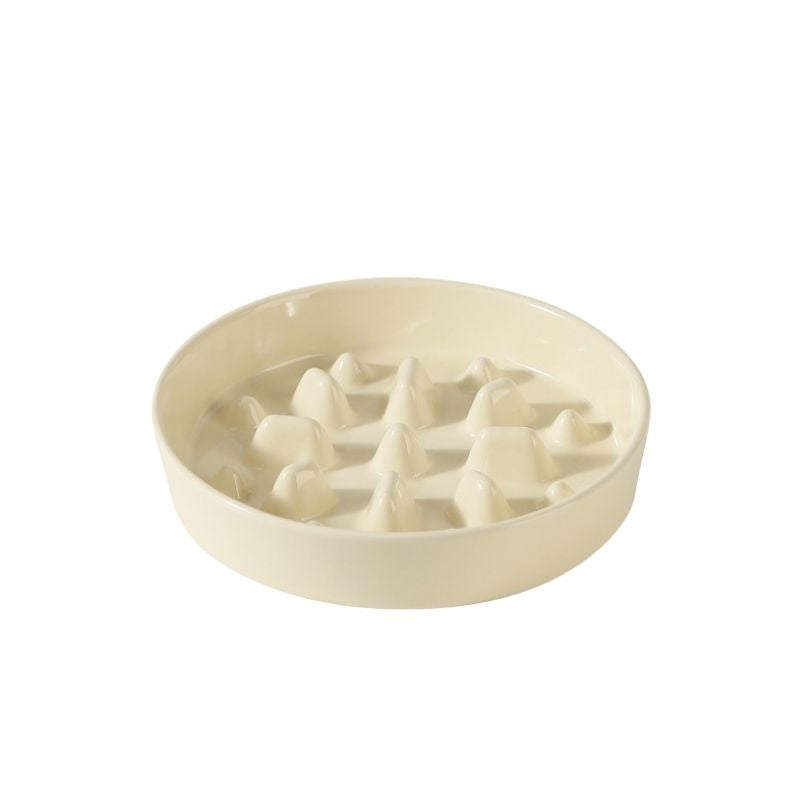 Ceramic Slow Feeder Bowl for All Dog Sizes – Anti-Choking Feeding Bowl
