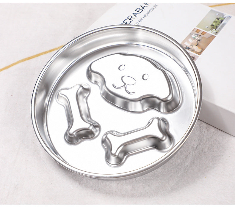 XXL Stainless Steel Slow Feeder Bowl for Large Dogs – Durable & Large Capacity