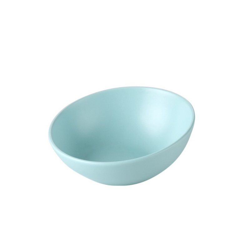 Elevated Slanted Ceramic Pet Bowl for Cats & Small Dogs