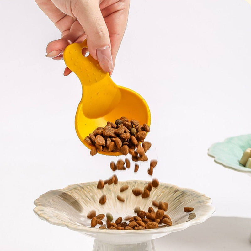 Ceramic Cat Bowl – Elevated Cat Food & Water Dish for Wet Food, Neck-Friendly Pet Bowl