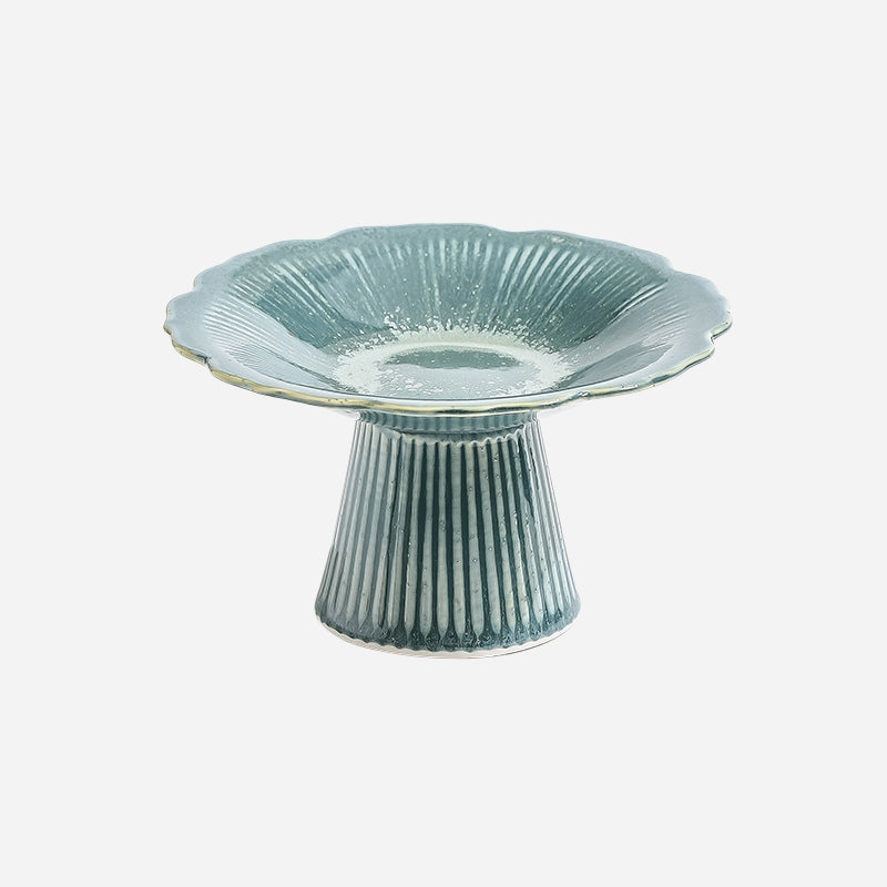 Ceramic Cat Bowl – Elevated Cat Food & Water Dish for Wet Food, Neck-Friendly Pet Bowl