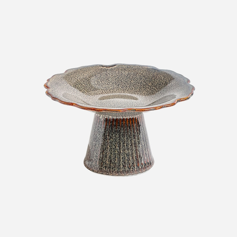 Ceramic Cat Bowl – Elevated Cat Food & Water Dish for Wet Food, Neck-Friendly Pet Bowl