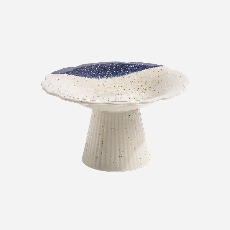 Ceramic Cat Bowl – Elevated Cat Food & Water Dish for Wet Food, Neck-Friendly Pet Bowl