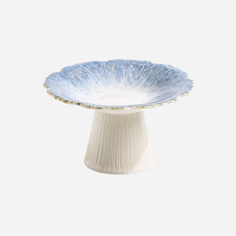 Ceramic Cat Bowl – Elevated Cat Food & Water Dish for Wet Food, Neck-Friendly Pet Bowl