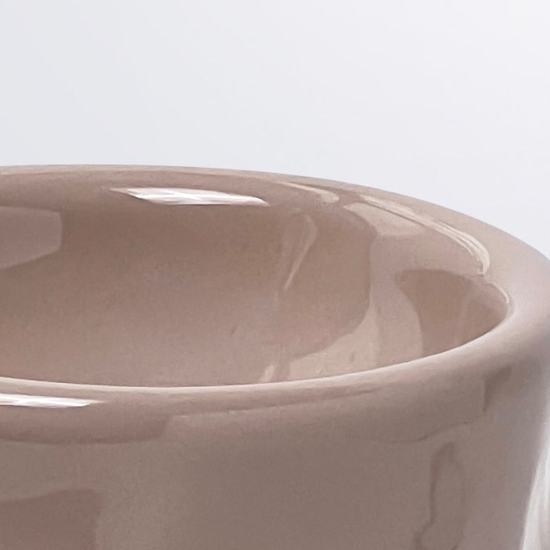 Handcrafted Irregular Black Ceramic Elevated Pet Bowl – Wide Mouth Neck Support Bowl for Cats & Small Dogs