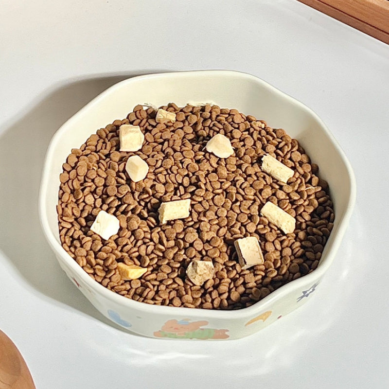 Large Ceramic Dog Bowl – Wide Mouth Anti-Tip Pet Food Bowl for Large Dogs & Cats