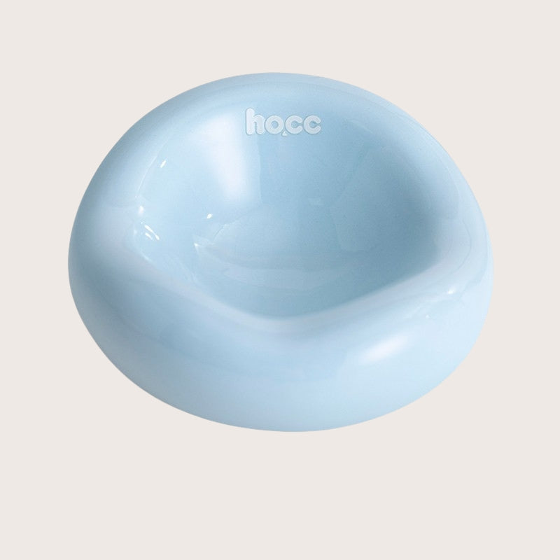 Ceramic Pet Bowl – Cute Food & Water Dish for Cats and Dogs, Anti-Tip Design