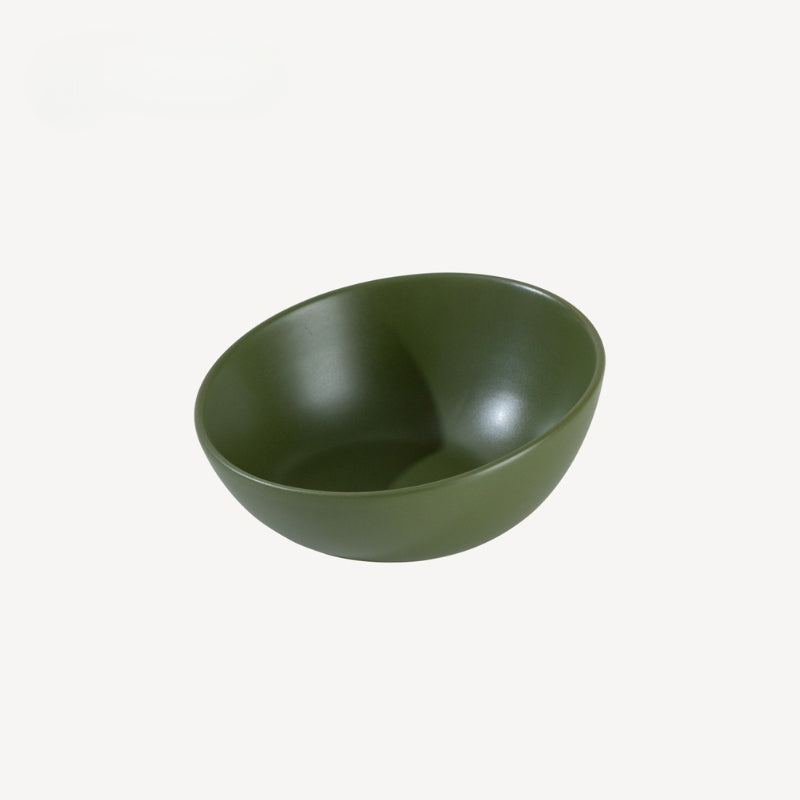 Ceramic Tilted Pet Bowl – Cat Food Bowl & Small Dog Feeding Dish