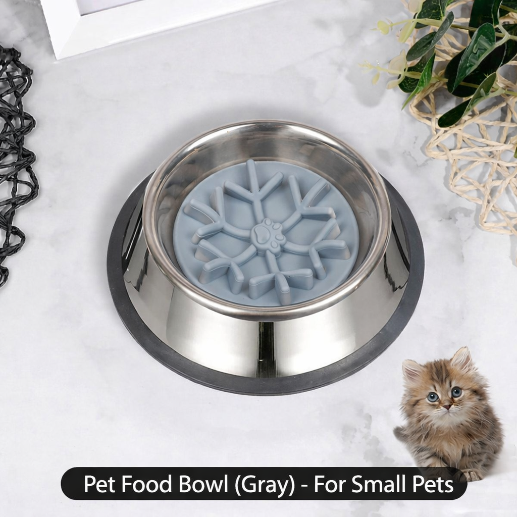 Dog Slow Feeder Bowl – Anti-Choking Pet Food Bowl for Puppies, Small Dogs & Cats