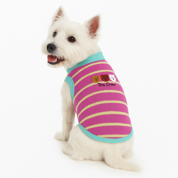 Lightweight Cotton Dog Vest – Breathable Pet Jacket for Small & Medium Dogs