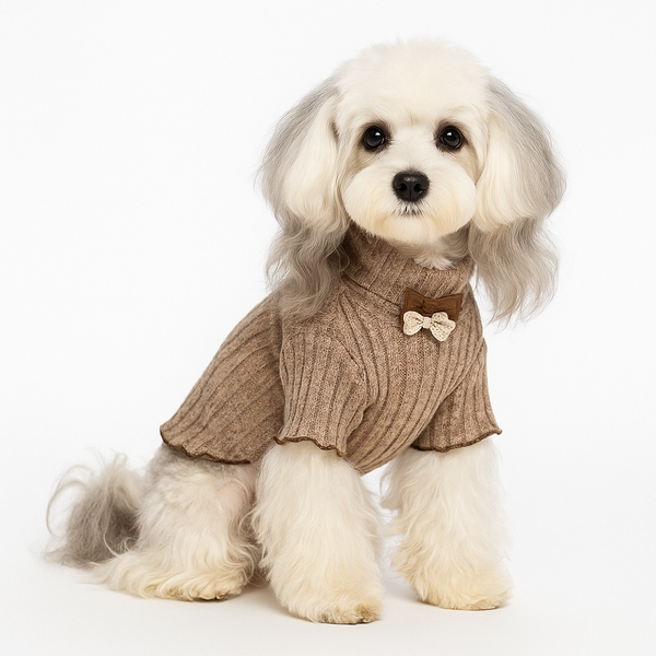 Dog Lace Bow Undershirt – Cute Cotton Base Layer Shirt for Female Dogs