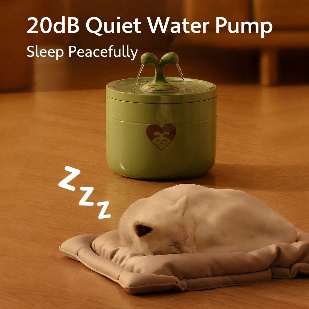 Ceramic Automatic Cat Water Fountain – Circulating Flow Pet Drinking Fountain