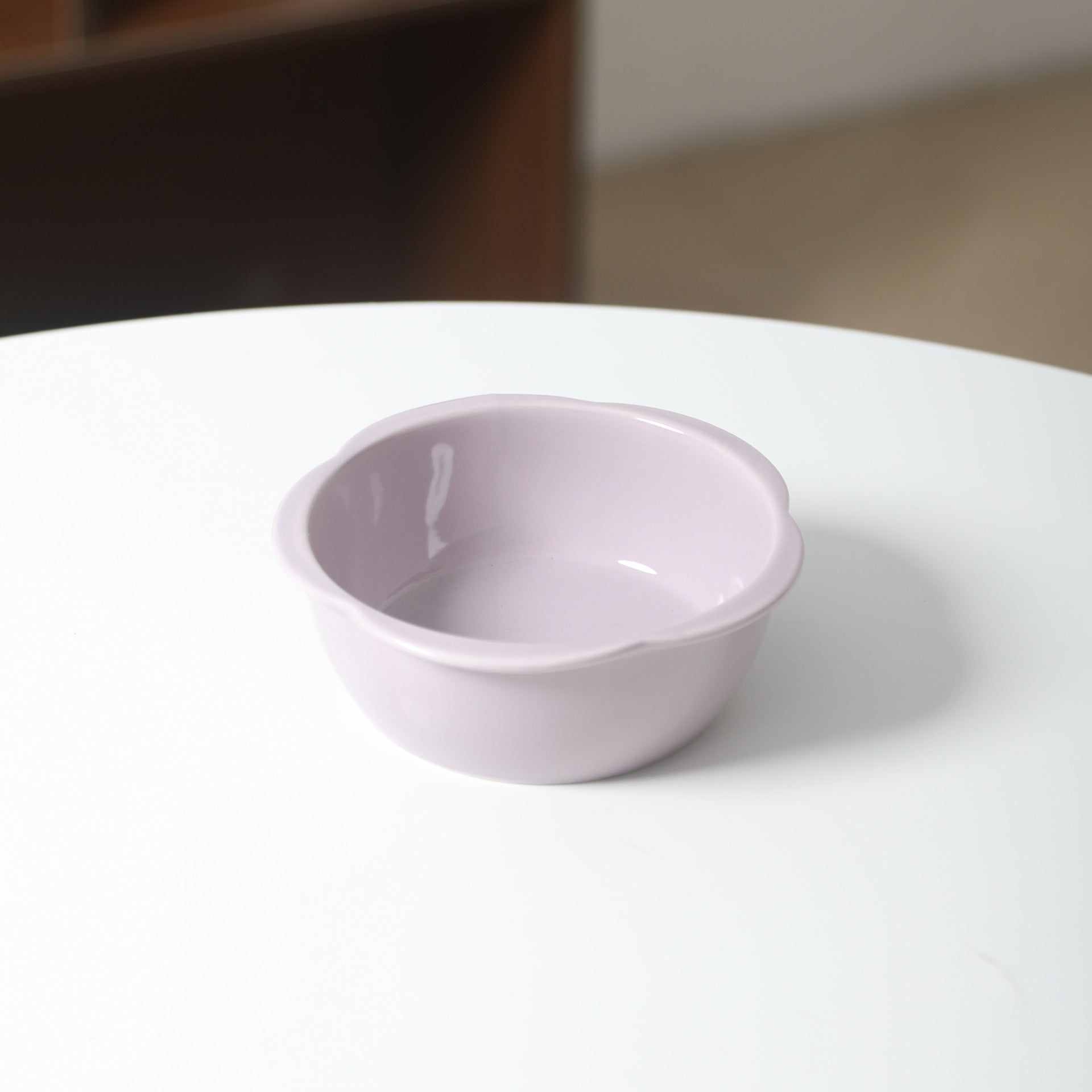 Elevated Ceramic Pet Bowl Set with Acrylic Stand – Slow Feeder Design for Cats & Small Dogs