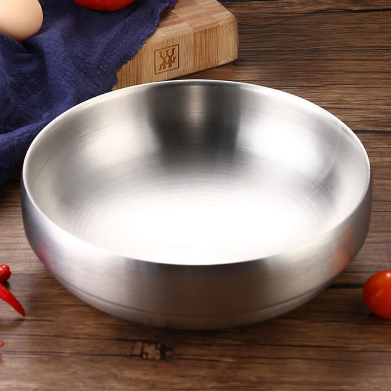 Stainless Steel Elevated Dog Bowl for Large Dogs – Anti-Tip Pet Feeding Bowl with Neck Support
