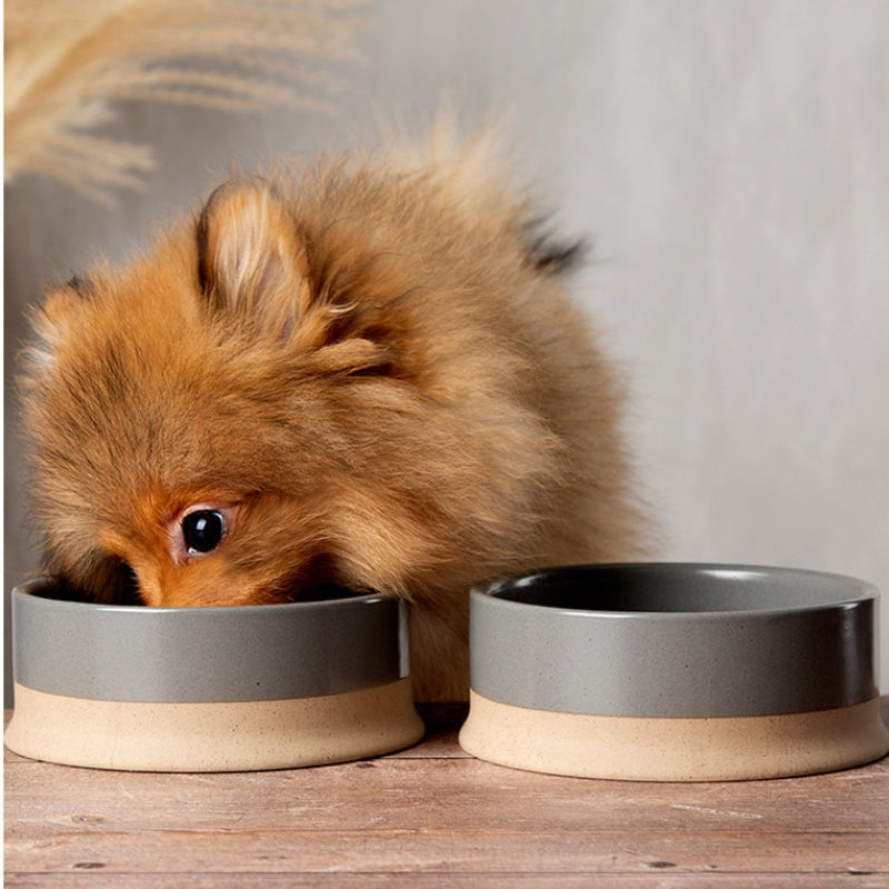 Anti-Tip Ceramic Pet Bowl – Food & Water Bowl for Cats and Small to Large Dogs