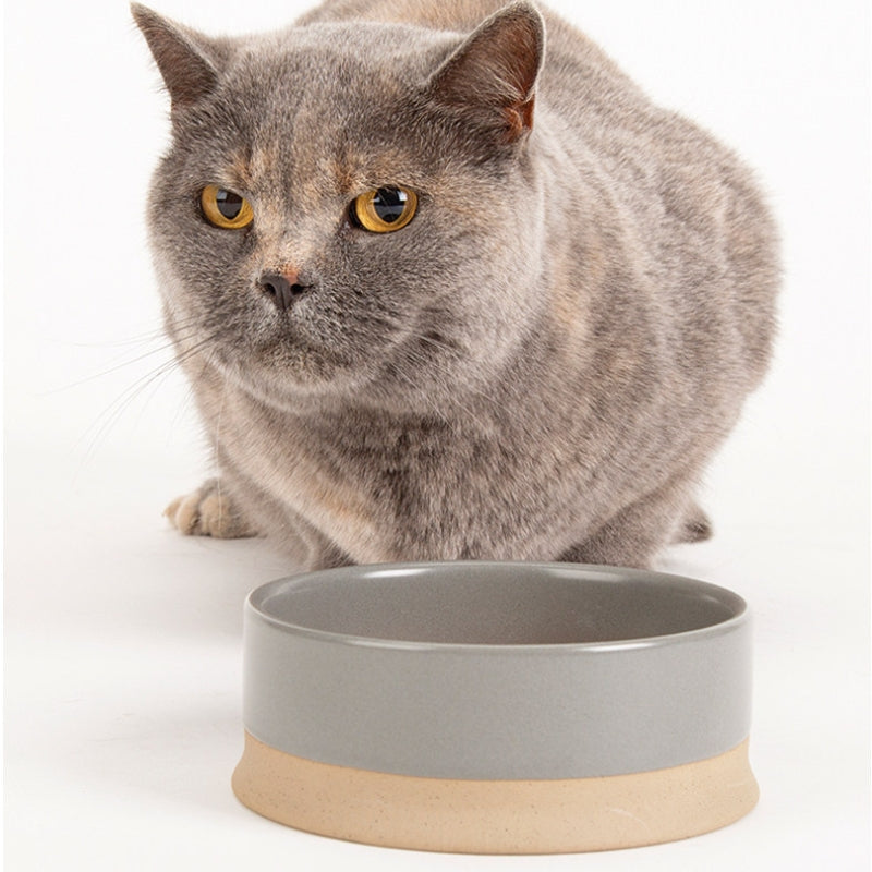 Anti-Tip Ceramic Pet Bowl – Food & Water Bowl for Cats and Small to Large Dogs