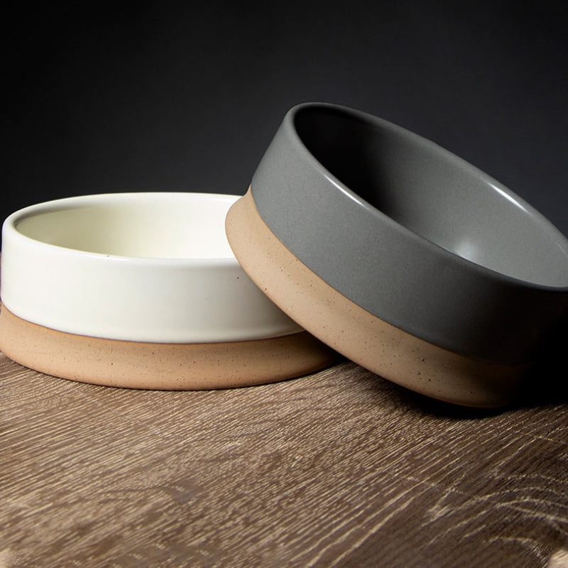 Anti-Tip Ceramic Pet Bowl – Food & Water Bowl for Cats and Small to Large Dogs